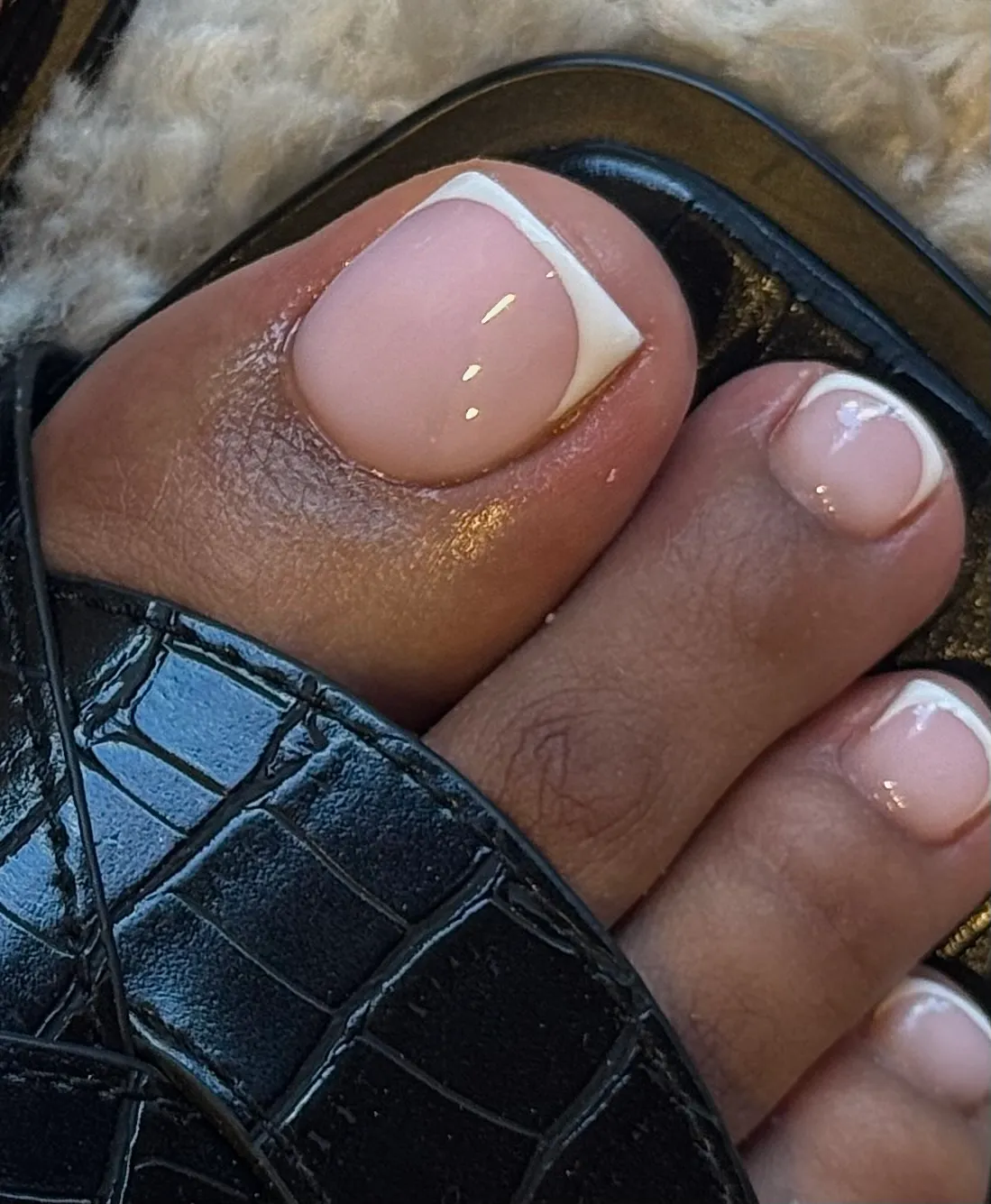 French op de teennagels